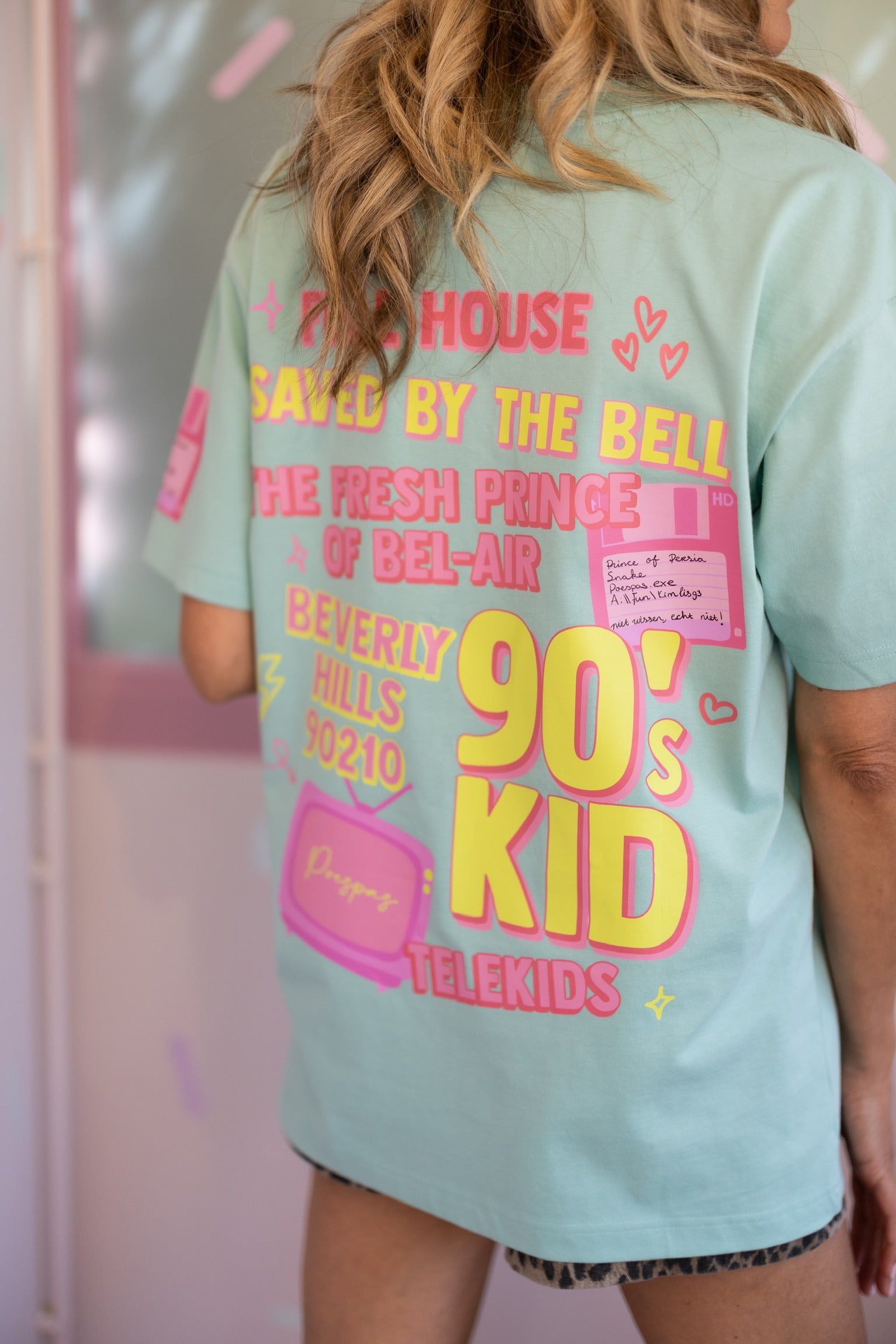 T-Shirt 90's Kid | Mint | Studio Poespas