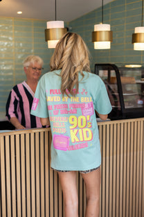 T-Shirt 90's Kid | Mint | Studio Poespas