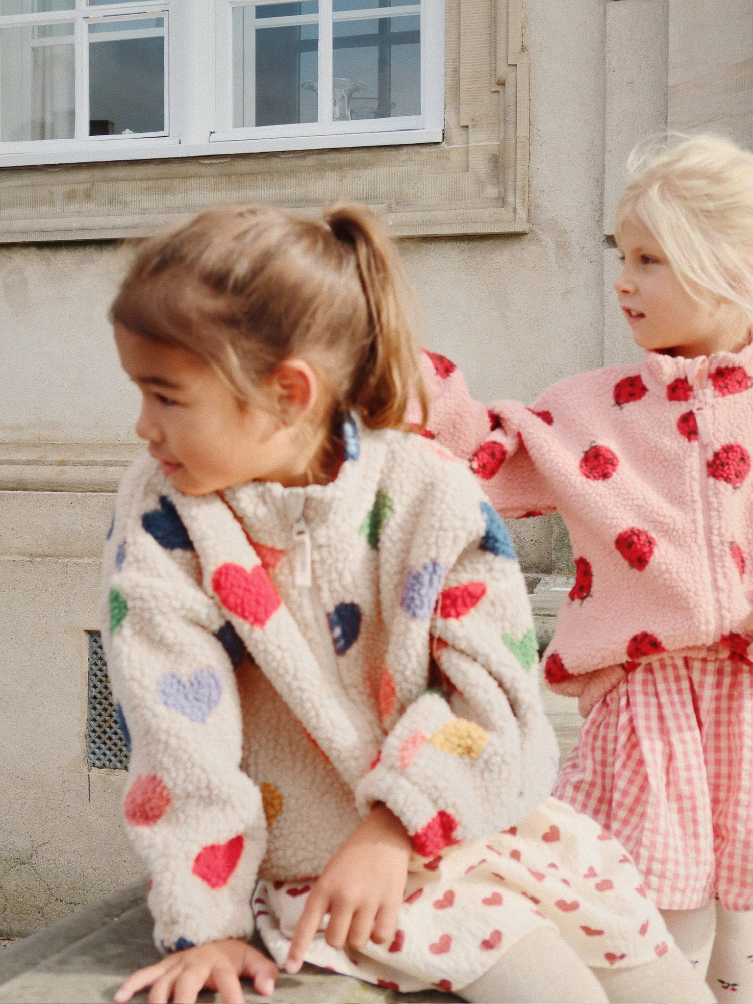 Teddy jacket Jody | Bon coeur coloré | Konges Slojd