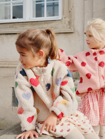 Teddy jacket Jody | Bon coeur coloré | Konges Slojd