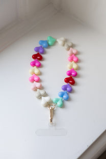 Telefoonkoord sugar hearts | Full color | Studio Poespas