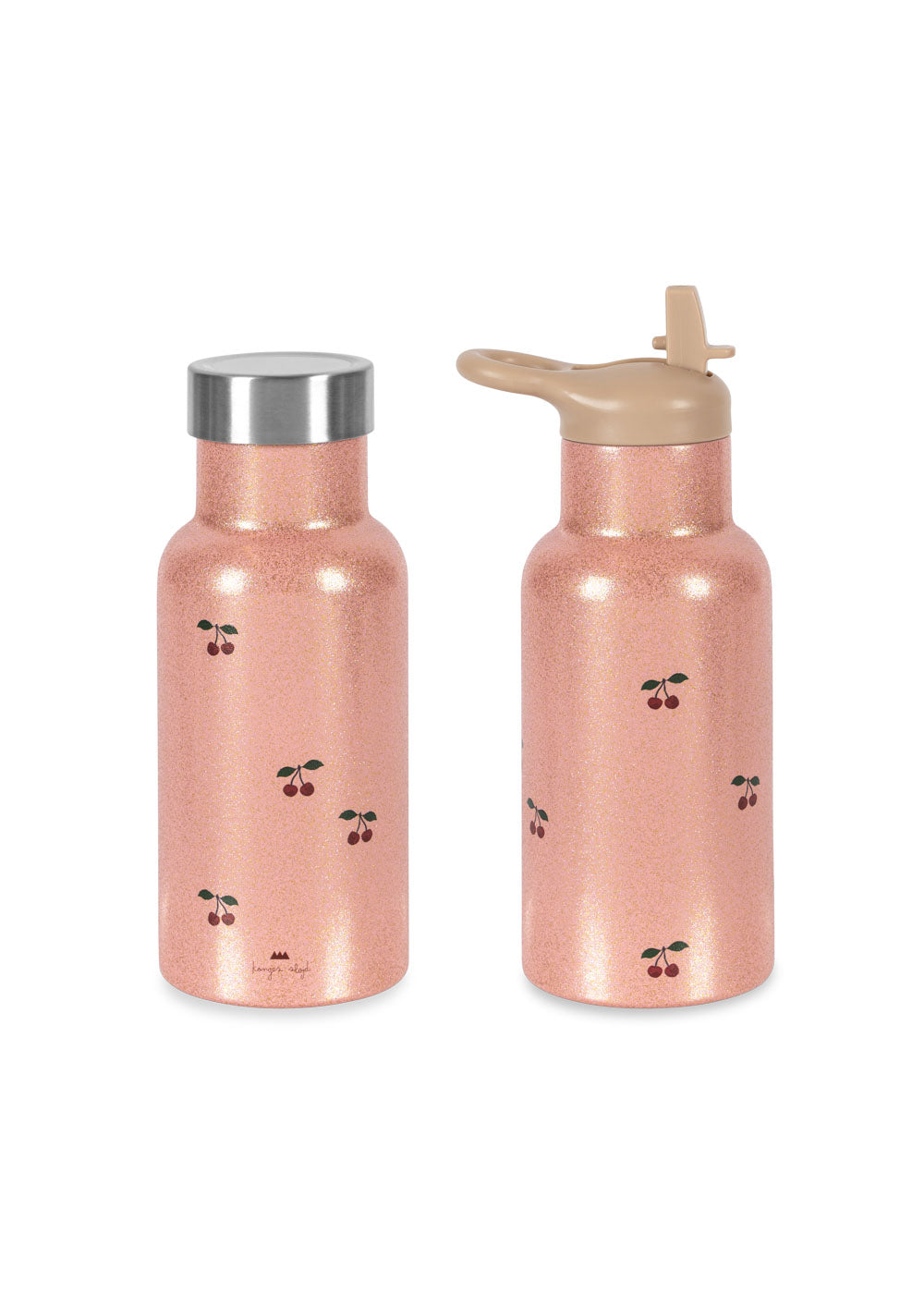 Thermo bottle glitter | Cherry glitter | Konges Slojd