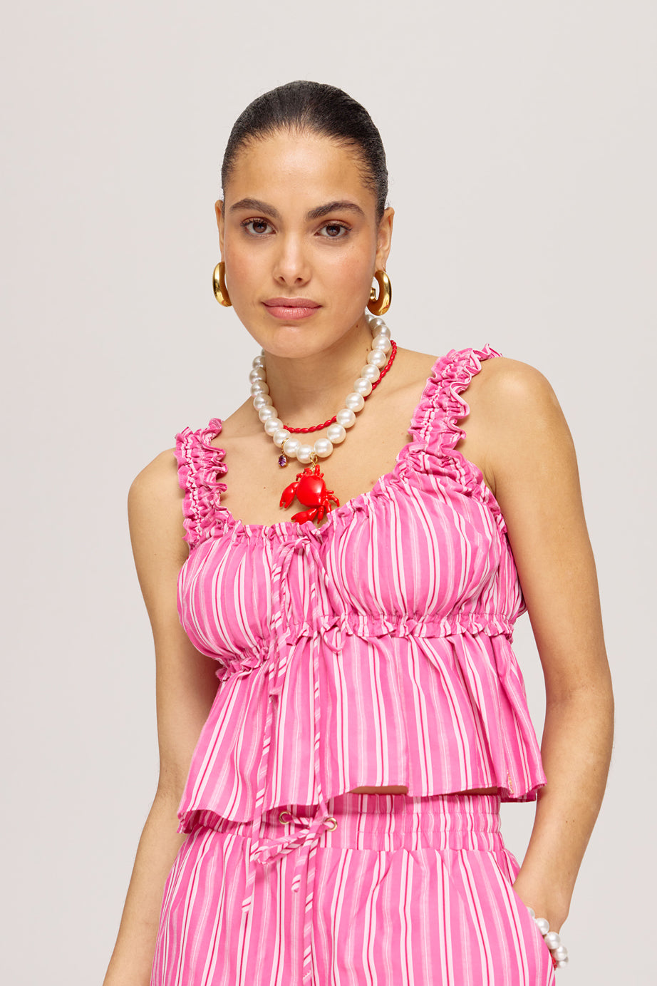Top Eileen | Pink stripe | Harper & Yve