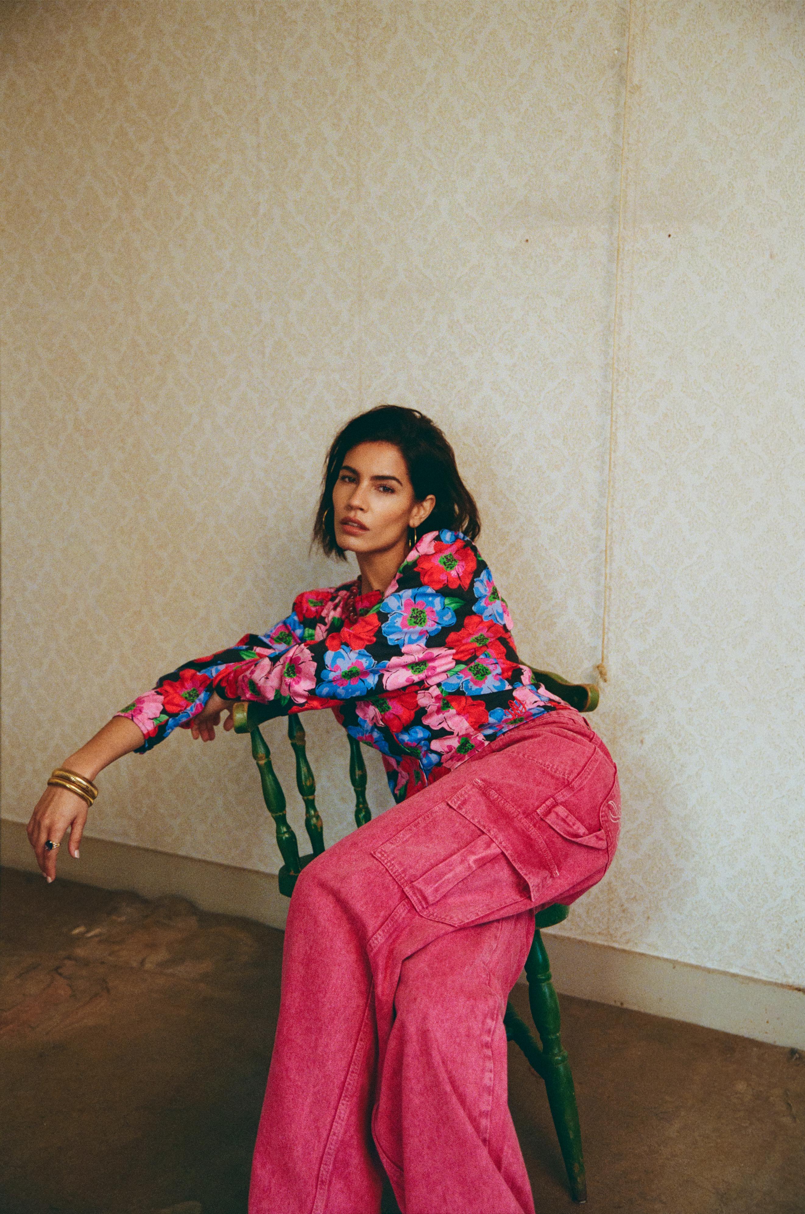 Top Cassie | Multi flower | Harper & Yve