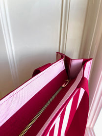 Totebag lollipop | Burgundy/pink | Studio Poespas