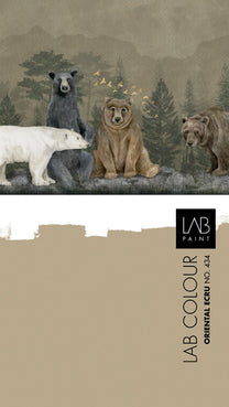 behang beren kinderkamer