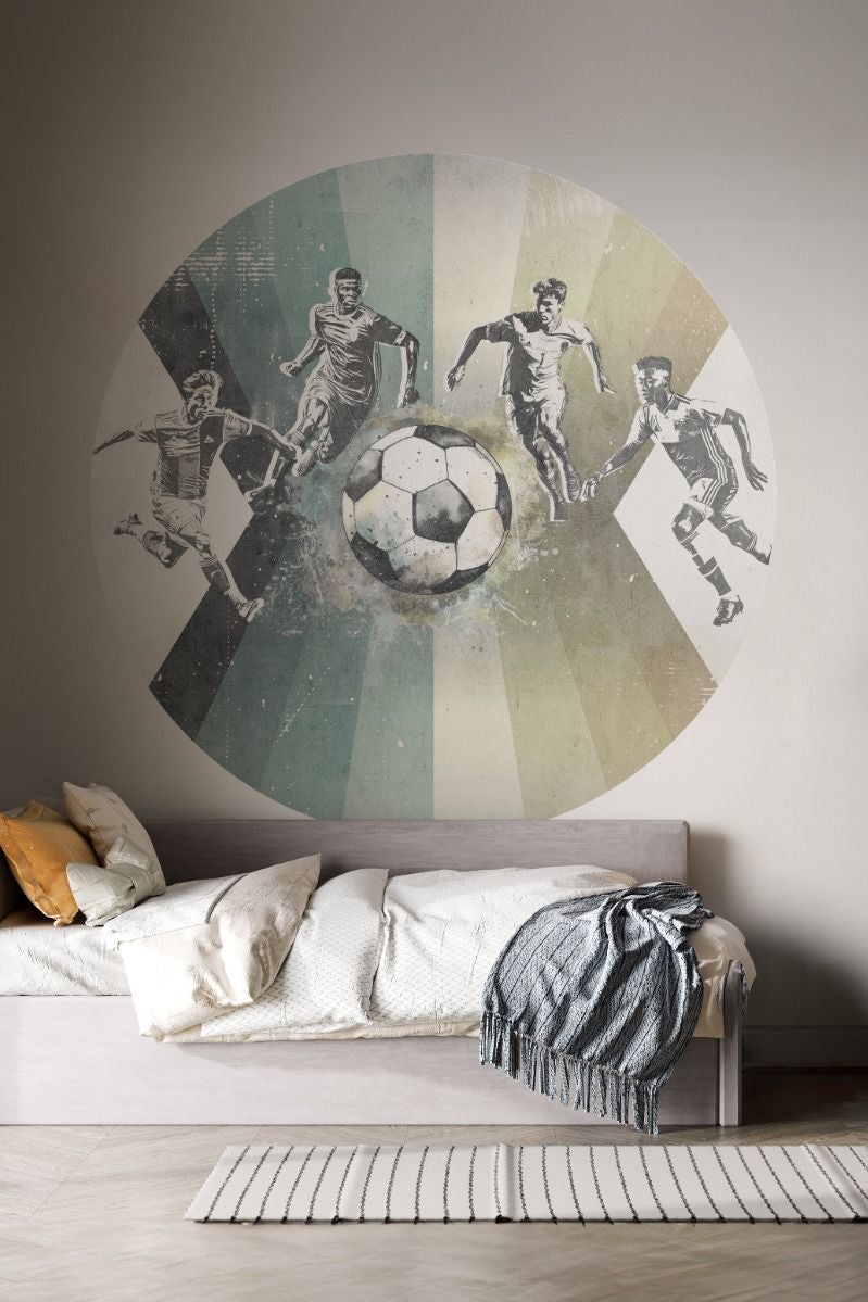 Wallpaper Circle Football | Men | Green