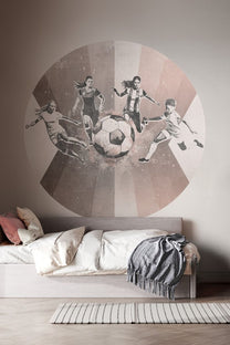 Wallpaper Circle Football | Women | Pink