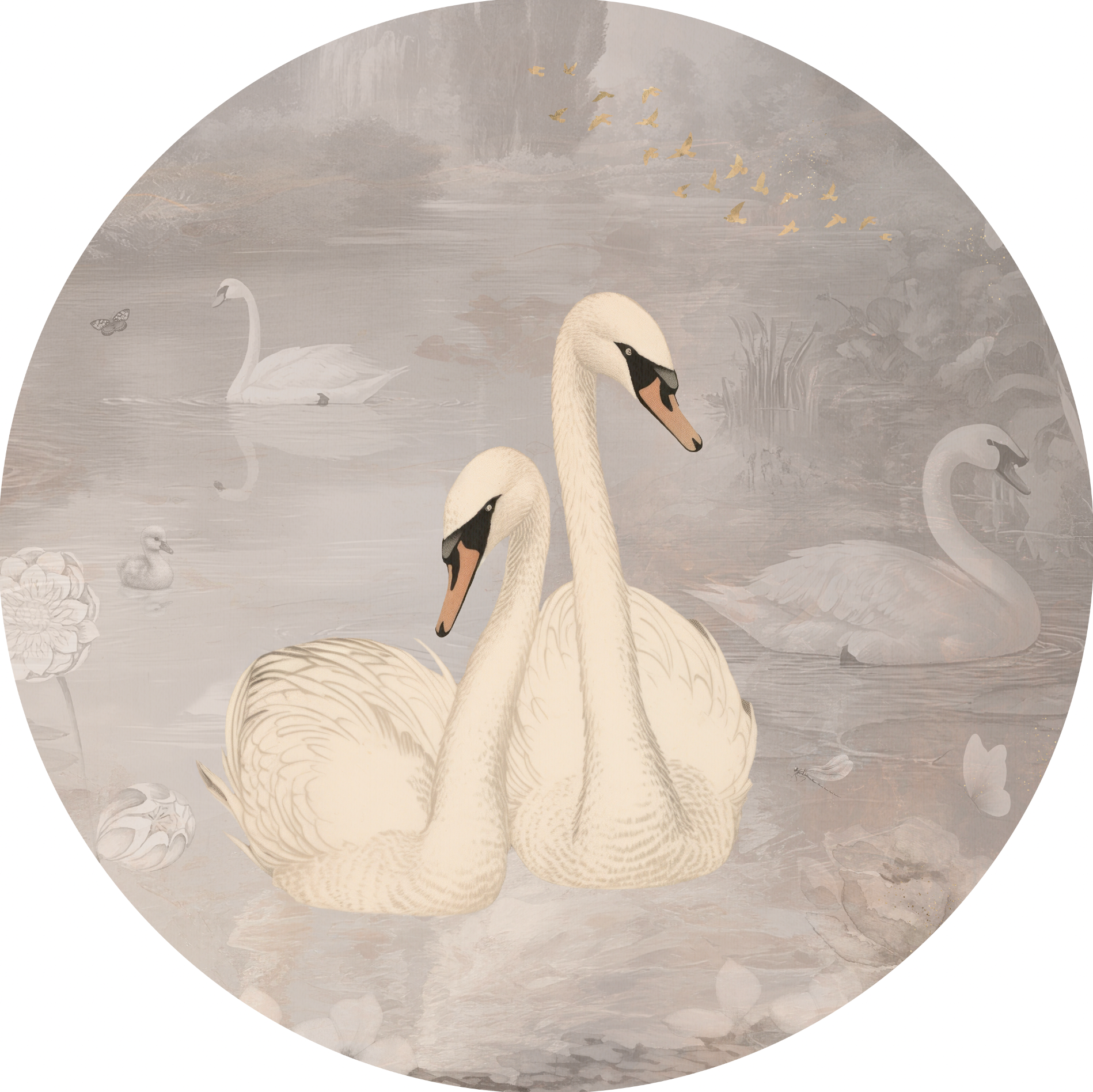 Behangcirkel Zwanenmeer