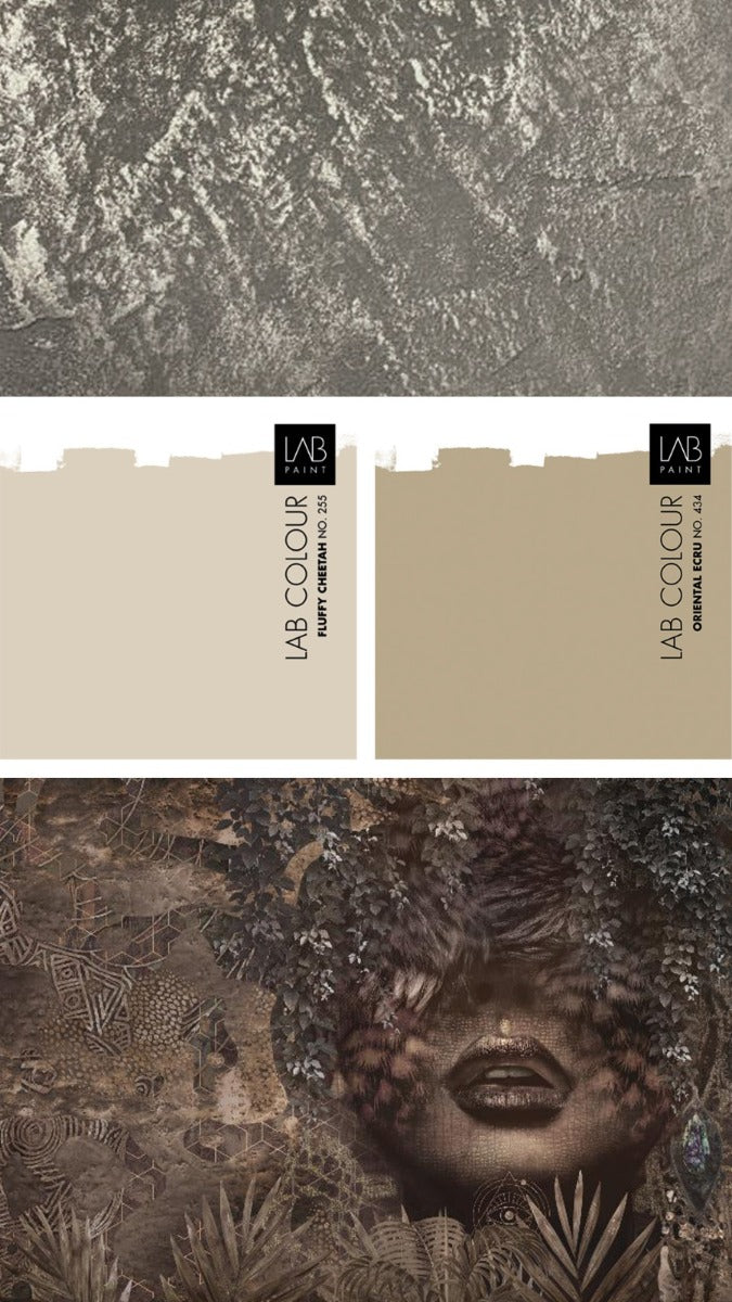 Behang vrouw kleuren