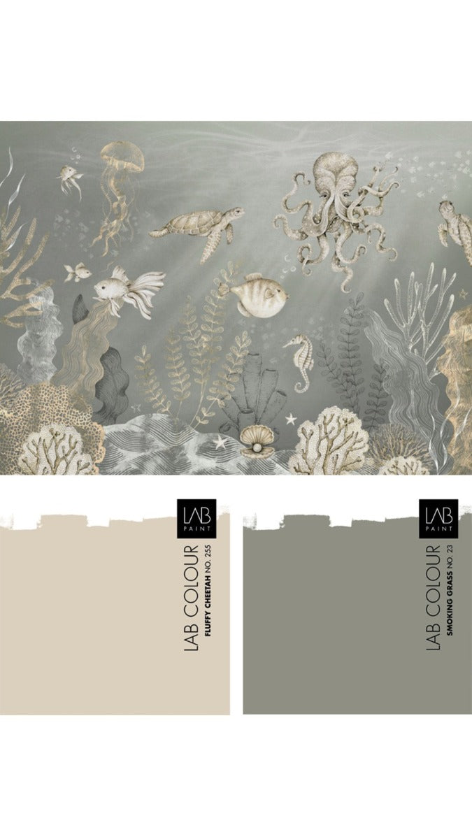 behang onderzee onderwater kleuren