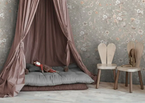 Behang vintage flowers bloemen kinderkamer