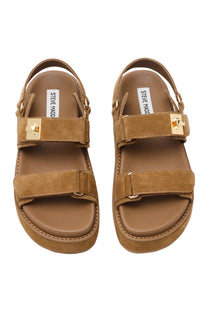 Sandaal Bigmona | Tan suede | Steve Madden