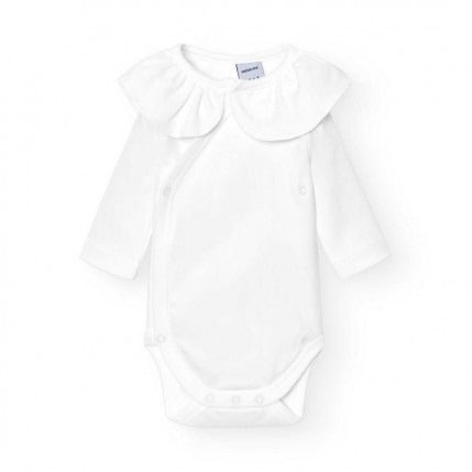 Body Loet | Flounce collar white | Long sleeves | Babidu