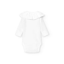 Body Loet | Flounce collar white | Long sleeves | Babidu