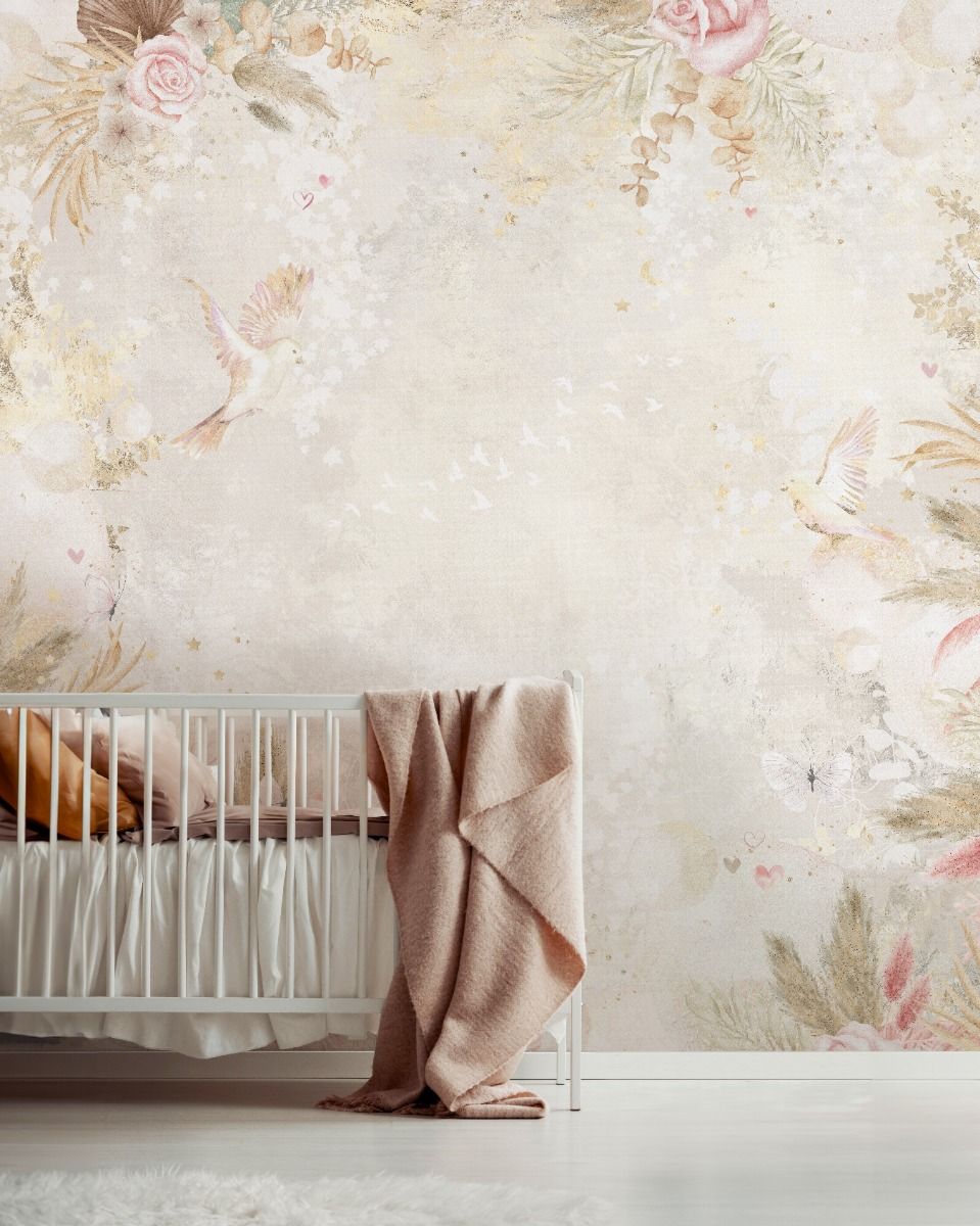 Wallpaper Boho Feathers