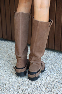 Boots Aletta | Taupe suede | Steve Madden