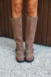 Boots Aletta | Taupe suede | Steve Madden