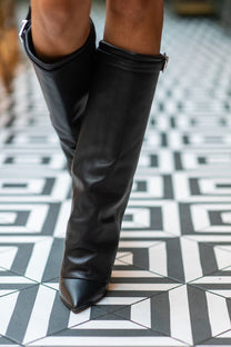 Boots Corenne | Black leather | Steve Madden