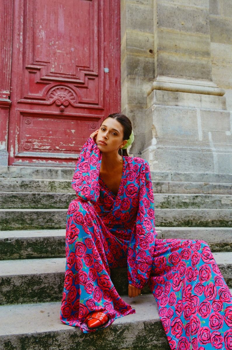 Broek Riley | Iconic rose | Harper & Yve