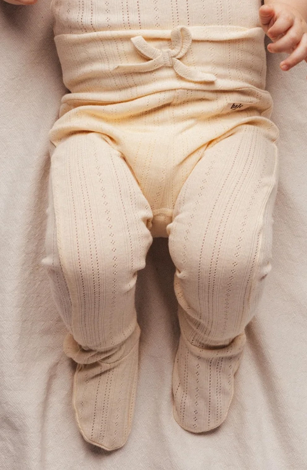 Jersey-pointelle-legging-Catarina-_-Creme-oat-_-Baje-Studio-main