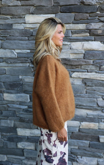 Cardigan Roos | Camel | Amaya Amsterdam