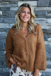 Cardigan Roos | Camel | Amaya Amsterdam