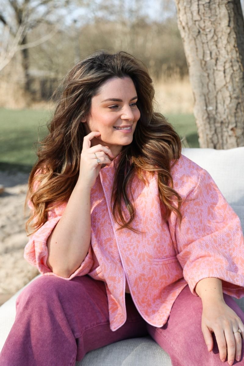 Clea jacket | Pink peach | Bô-Dôme