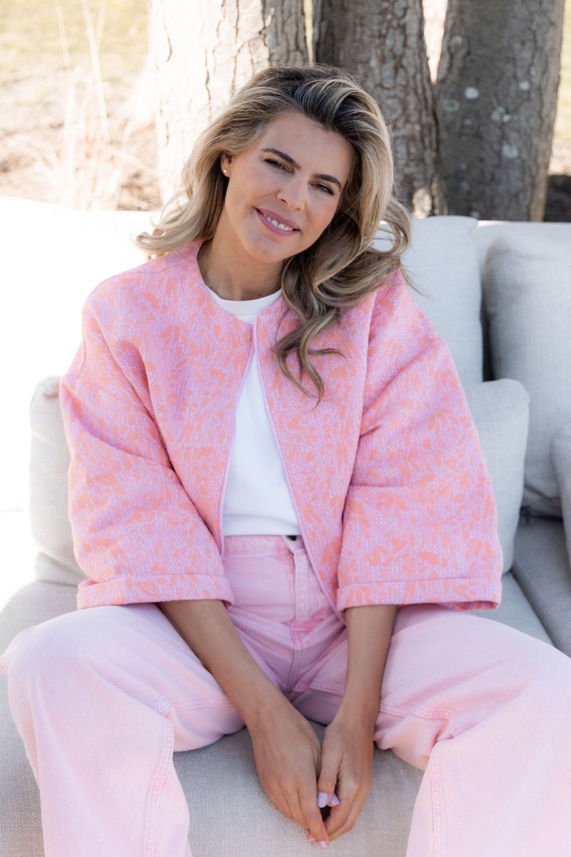 Clea jacket | Pink peach | Bô-Dôme