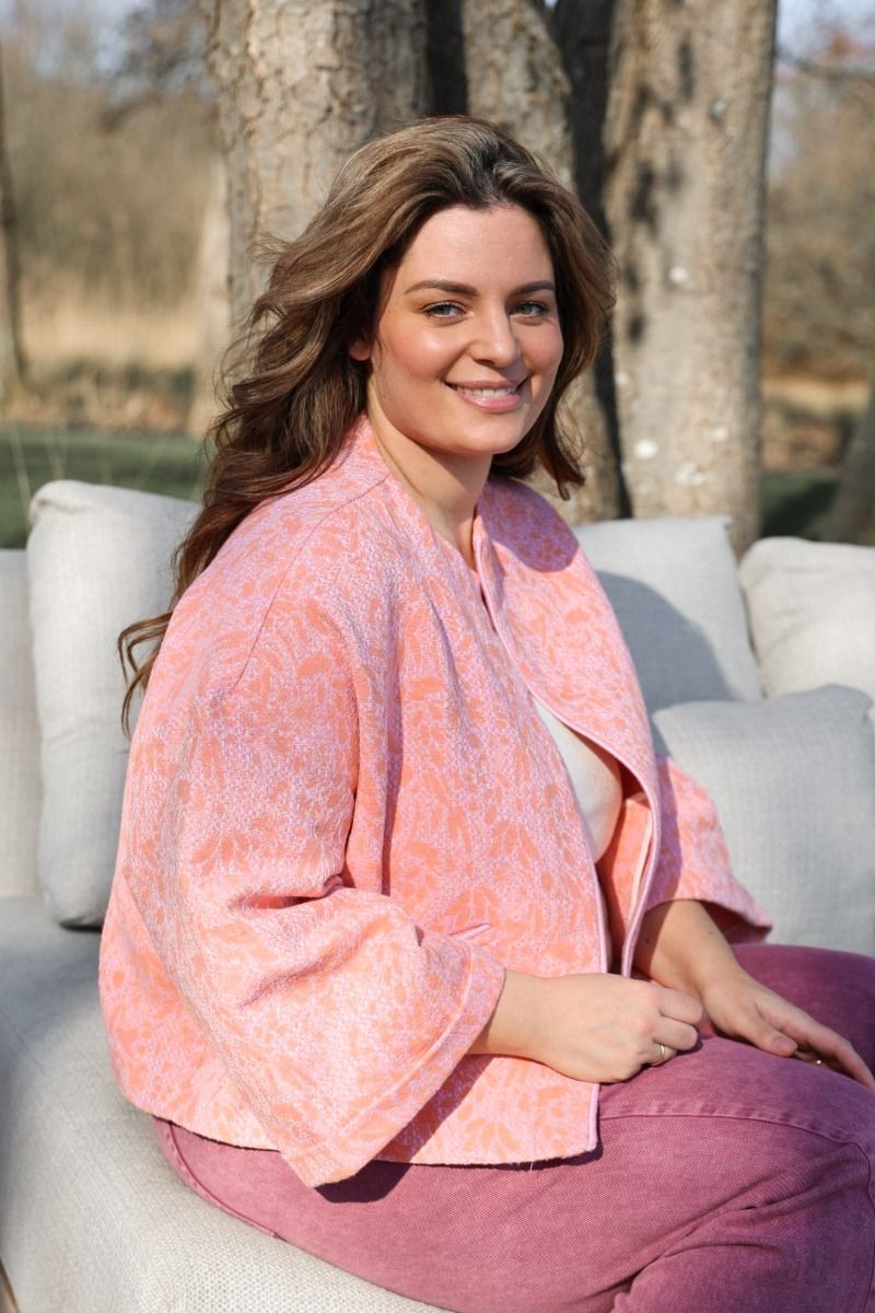 Clea jacket | Pink peach | Bô-Dôme