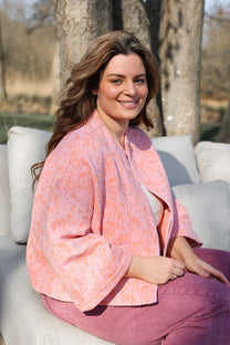 Clea jacket | Pink peach | Bô-Dôme