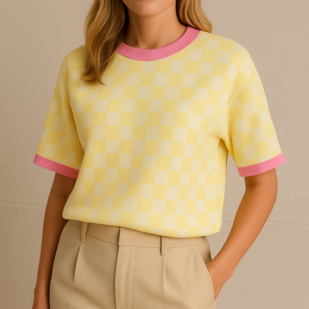 Top Check me out | Butteryellow | Studio Poespas