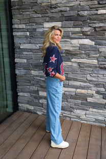 Cropped top Ulla | Navy | Refined Department