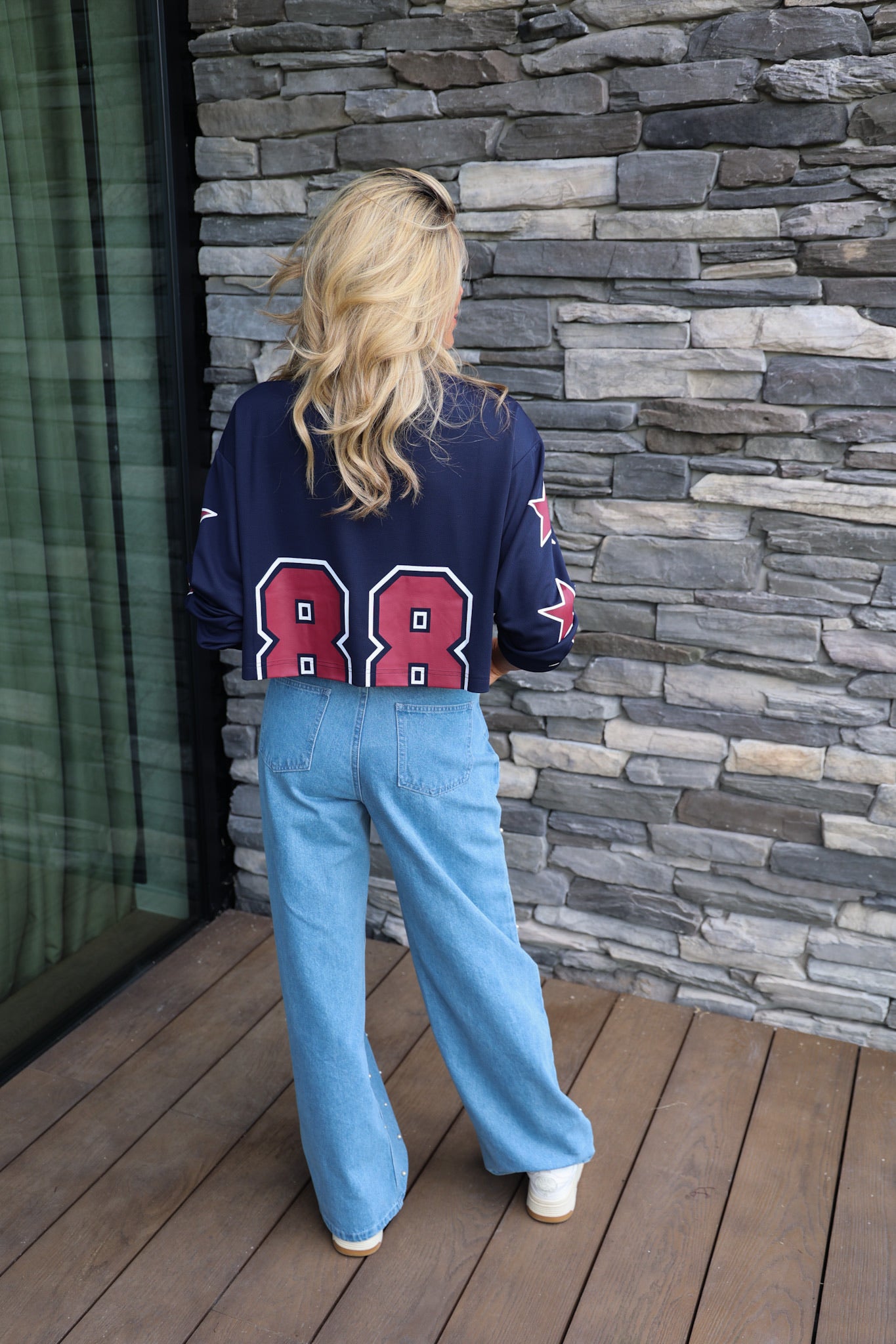 Cropped top Ulla | Navy | Refined Department