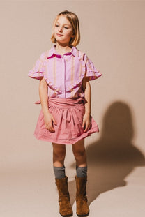 Skirt Clara | Pink mulberry | Labo de Colores 2