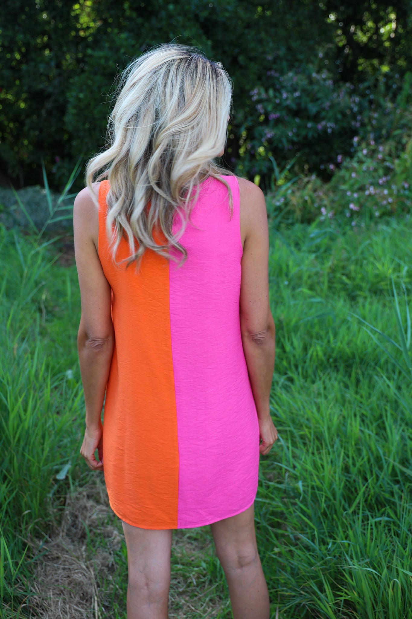 Dress Duo | Orange pink | Studio Poespas