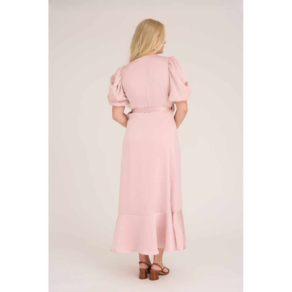 Dress Sinda | Pale rose | A-view