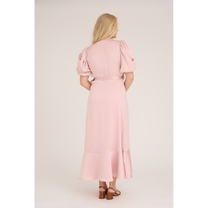 Dress Sinda | Pale rose | A-view