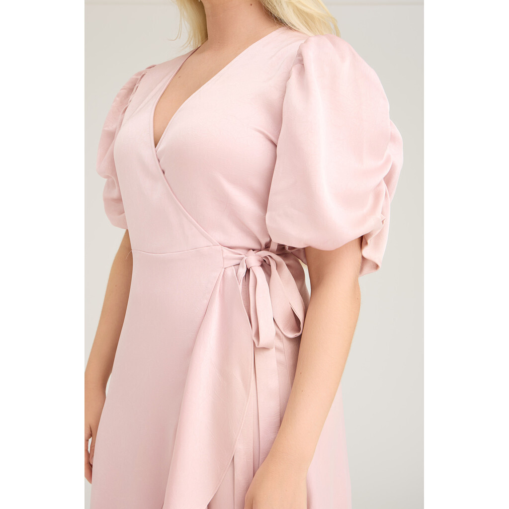 Dress Sinda | Pale rose | A-view