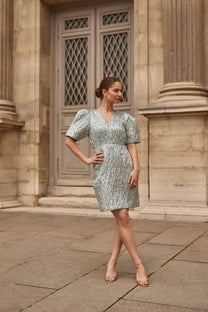 Dress Daantje | Sea green | Freebird