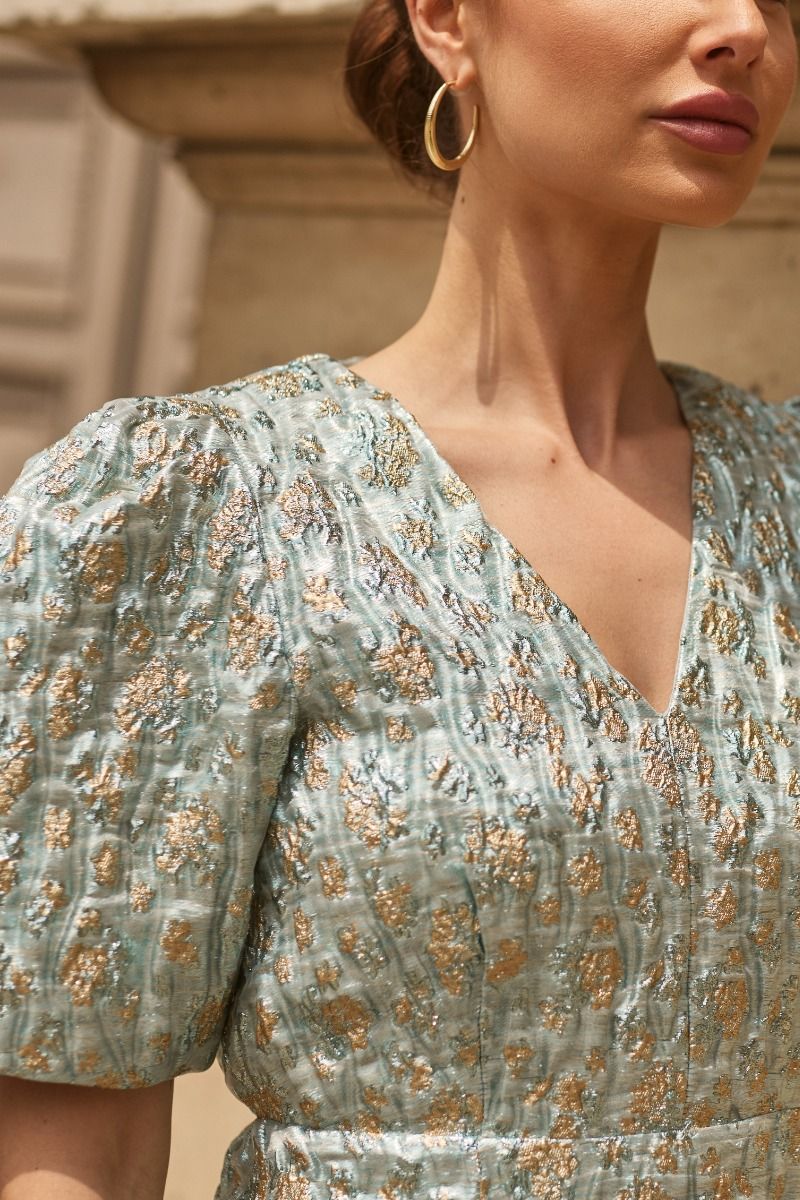 Dress Daantje | Sea green | Freebird