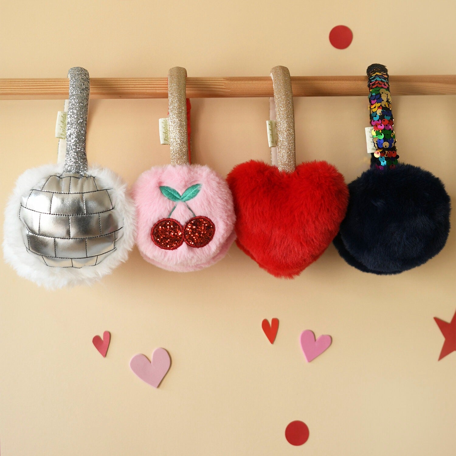 Earmuffs cheerful cherry | Rockahula