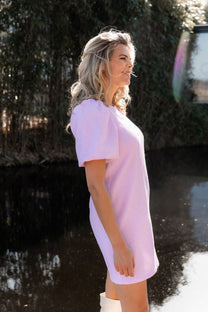 Elisa dress | Relieve lila | Bô-Dôme