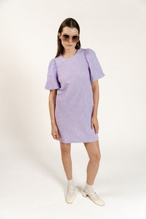 Elisa dress | Relieve lila | Bô-Dôme