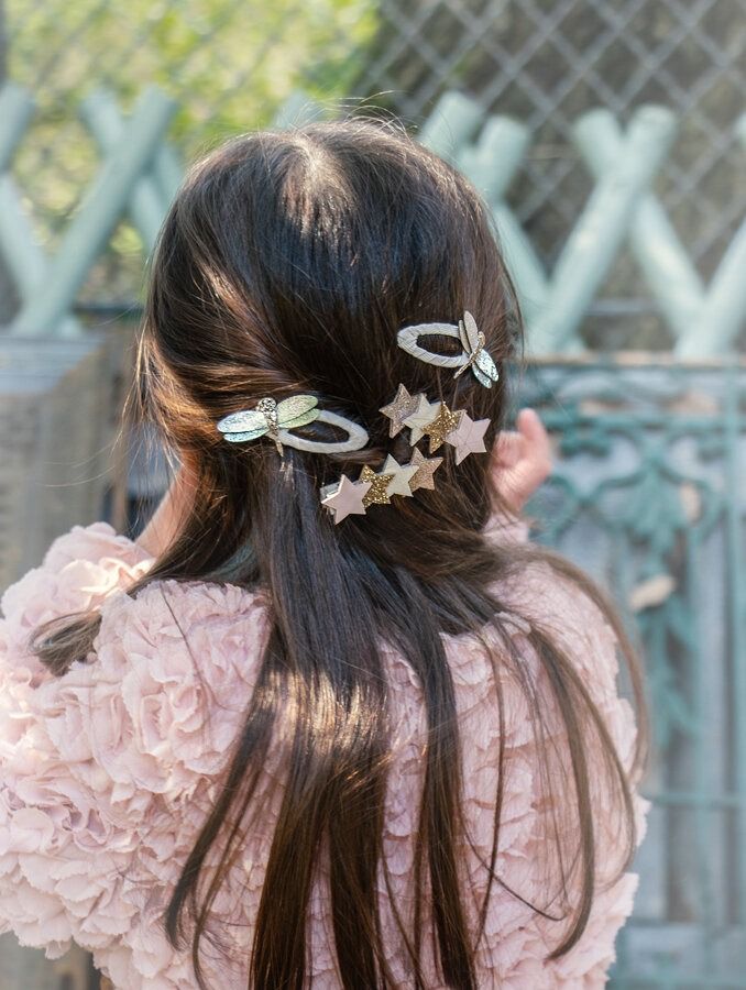 Hair clips enchanted shimmer star | 2 pieces | Rockahula