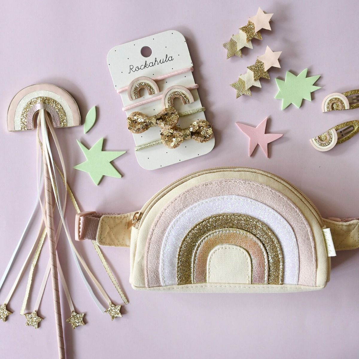 Hair clips enchanted shimmer star | 2 pieces | Rockahula