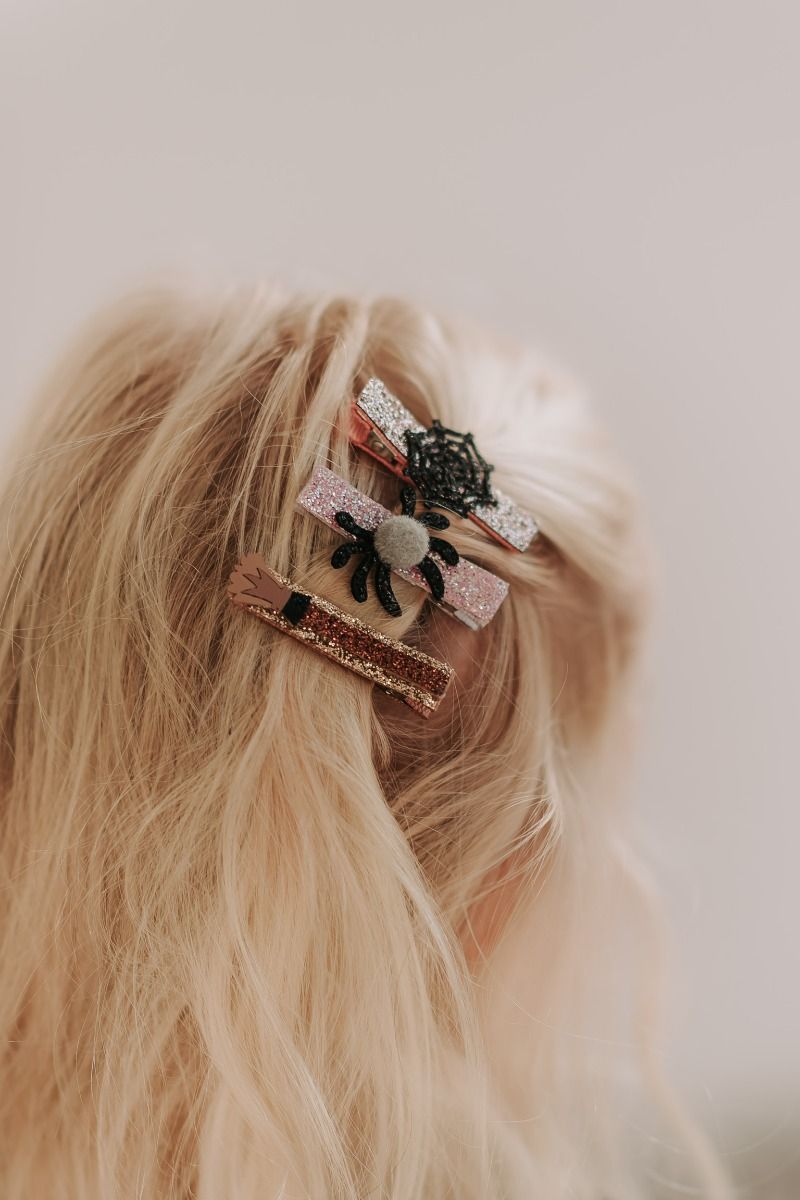 Haarklemmen spooky spider | 3 stuks | Rockahula