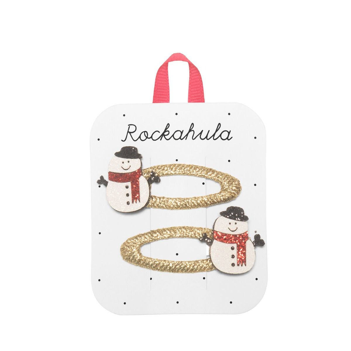 Snowman glitter clips | Rockahula