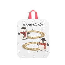 Snowman glitter clips | Rockahula
