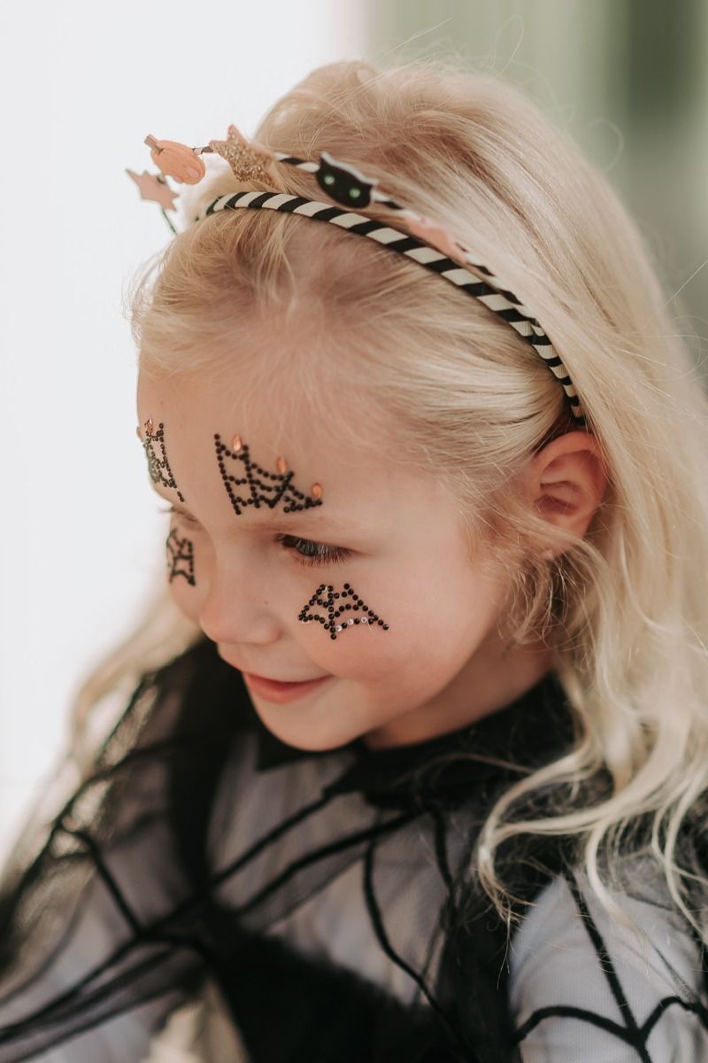 Halloween face jewels | Black | Konges Slojd